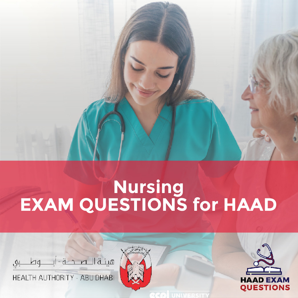 Nursing Exam Questions for HAAD