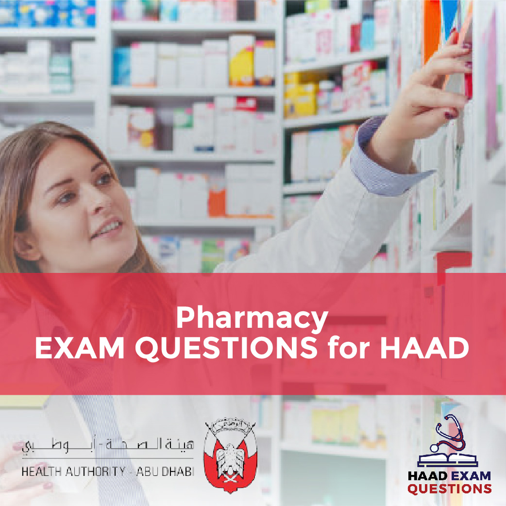 Pharmacy Exam Questions for HAAD