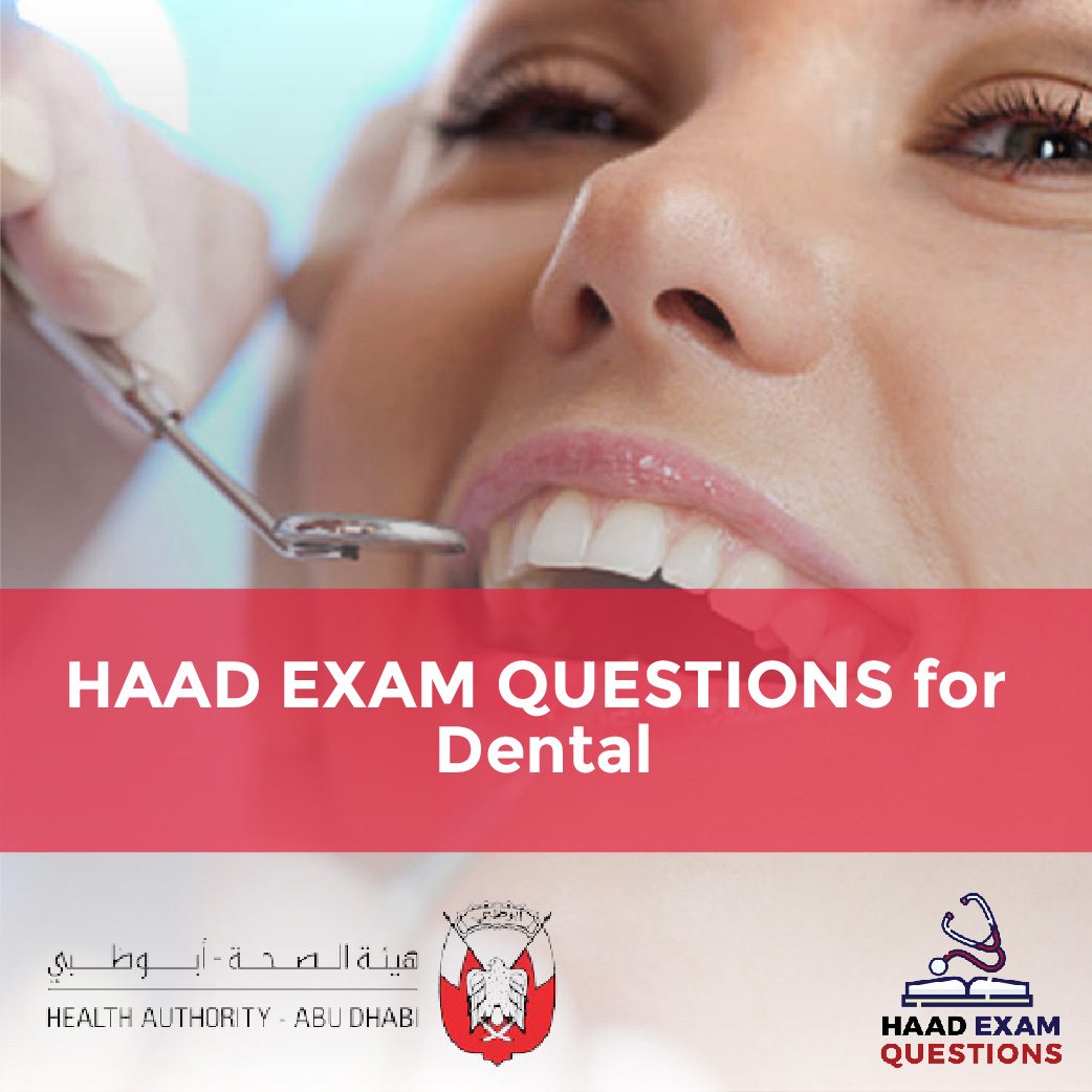 HAAD Exam Questions for Dental