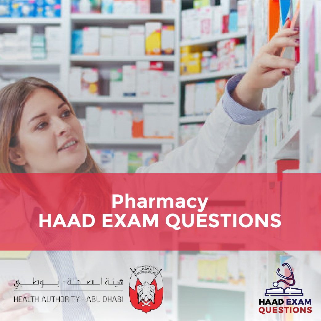 Pharmacy HAAD Exam Questions