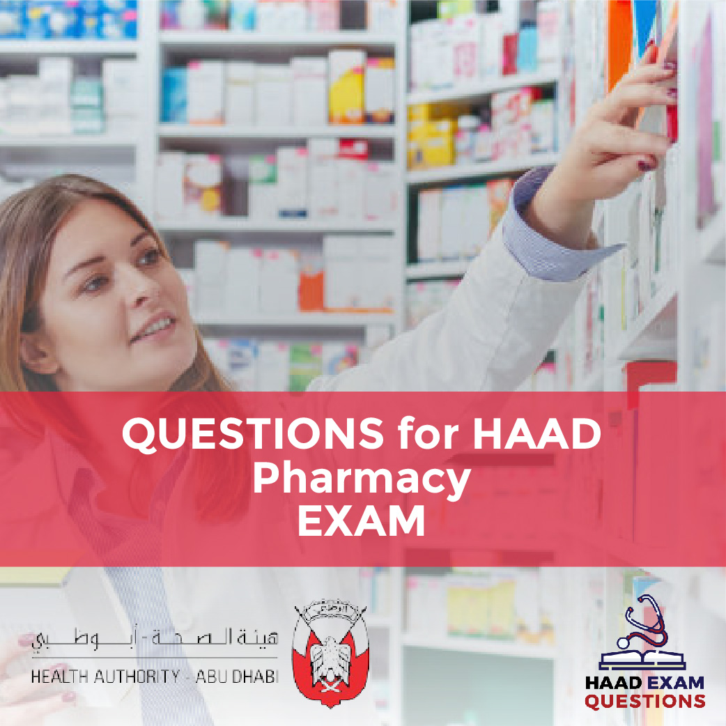 Questions for HAAD Pharmacy Exams