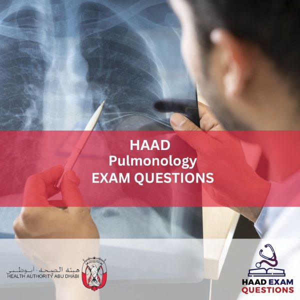HAAD Pulmonology Exam Question