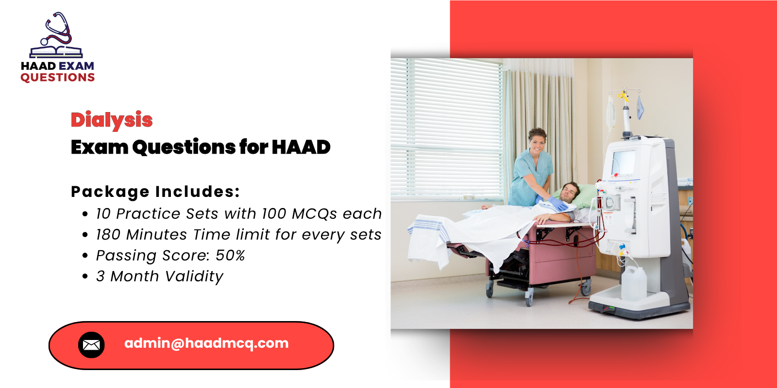 Dialysis Exam Question for HAAD