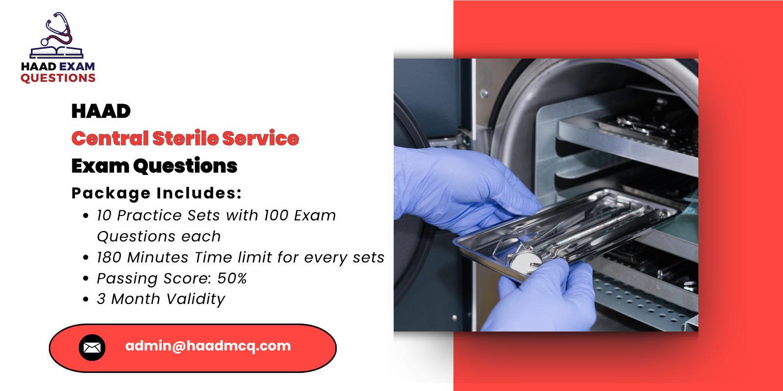 HAAD Central Sterile Service Exam Questions