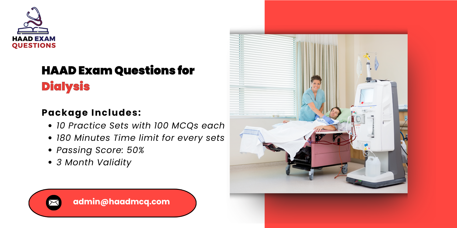 HAAD Exam Questions for dialysis