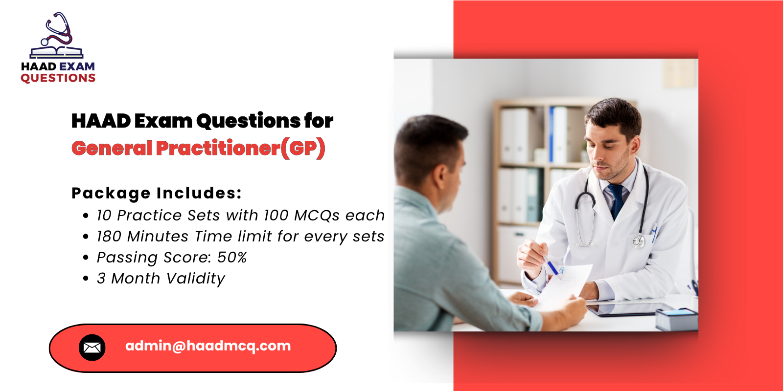 HAAD Exam Questions for General Practitioner(GP)