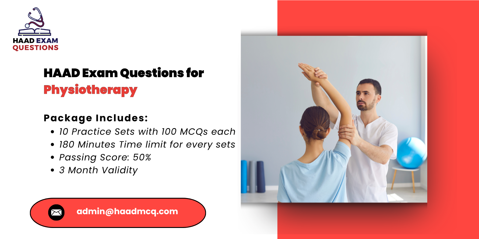HAAD Exam Questions for Physiotherapy