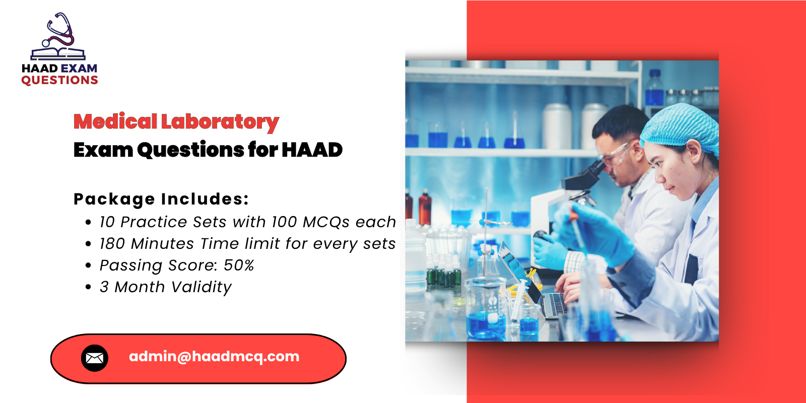 medical laboratory Exam Questions for HAAD
