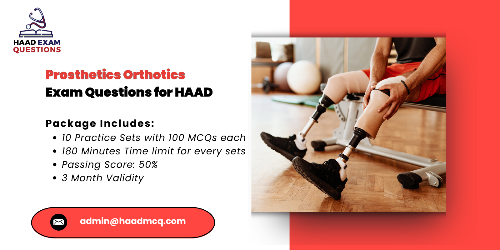 Prosthetics & Orthotics Exam Questions for HAAD