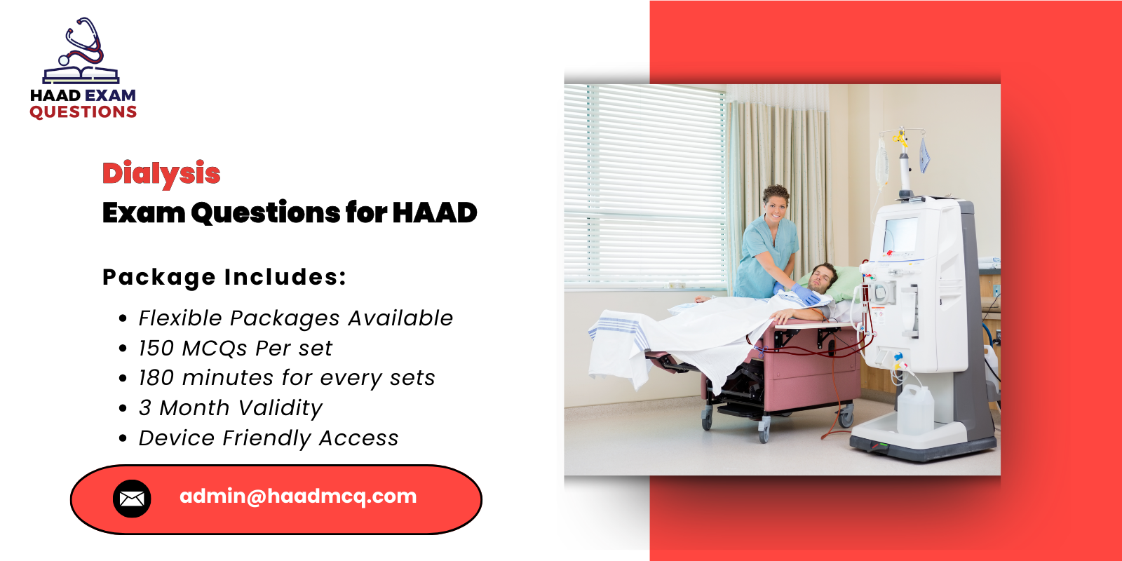 Dialysis Exam Questions for HAAD