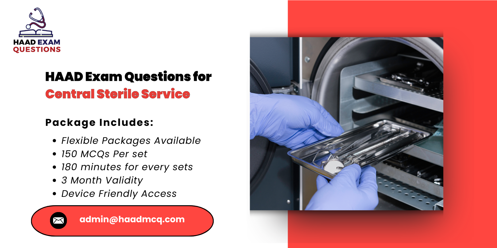 HAAD Exam Questions for Central Sterile Service