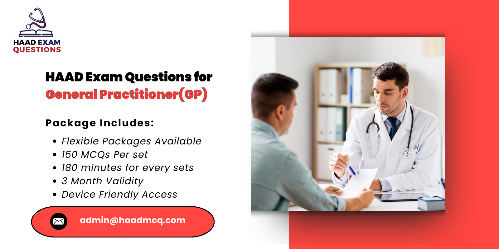 HAAD Exam Questions for General Practitioner(GP)