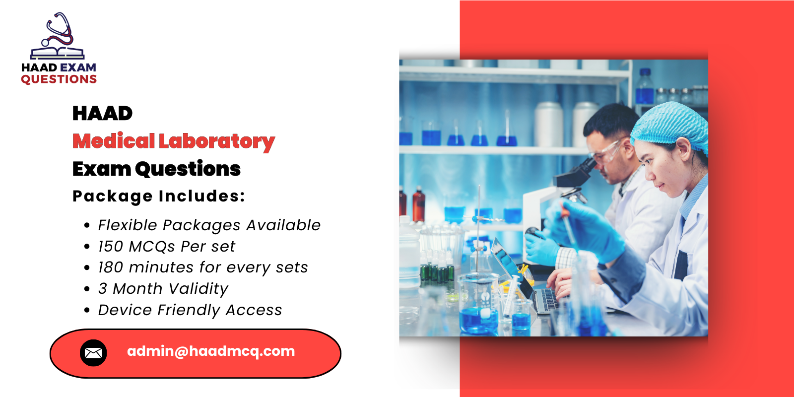 HAAD Medical Laboratory Exam Questions