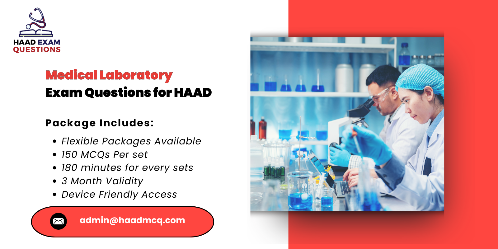Medical Laboratory Exam Questions for HAAD