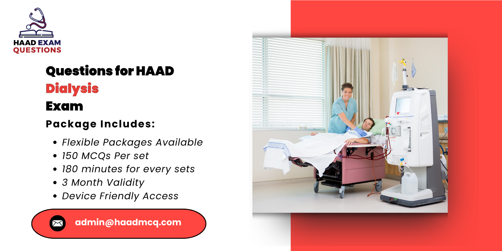 Questions for HAAD Dialysis Exam