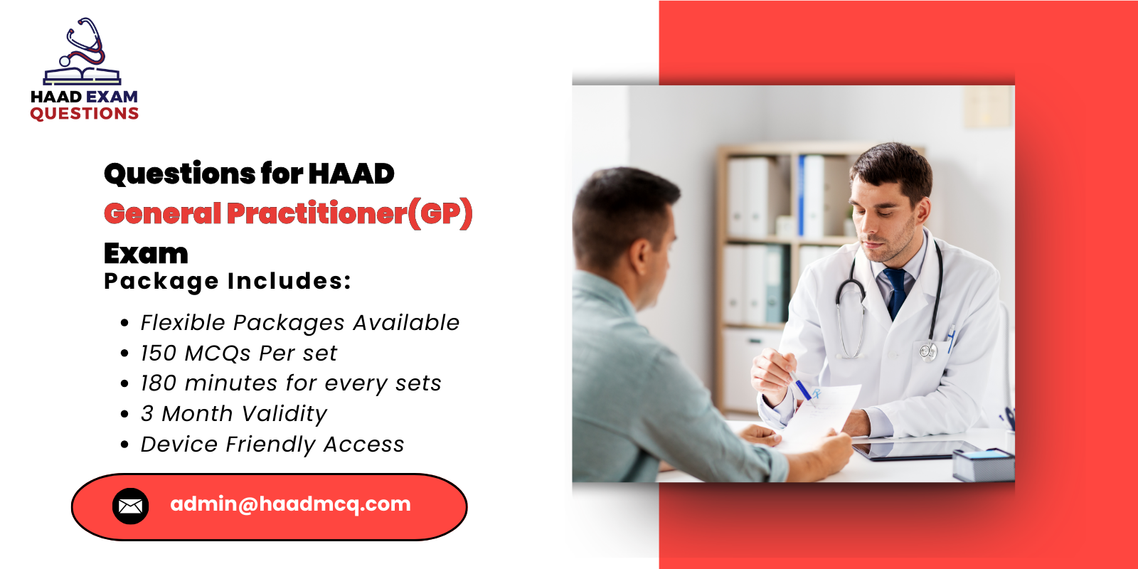 Questions for HAAD General Practitioner(GP) Exam