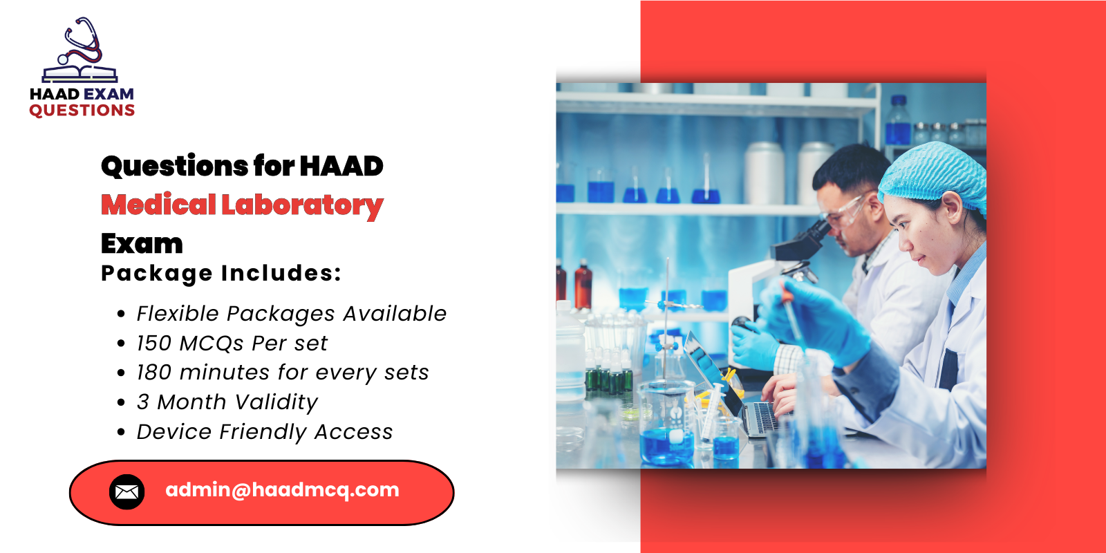 Questions for HAAD Medical Laboratory Exam