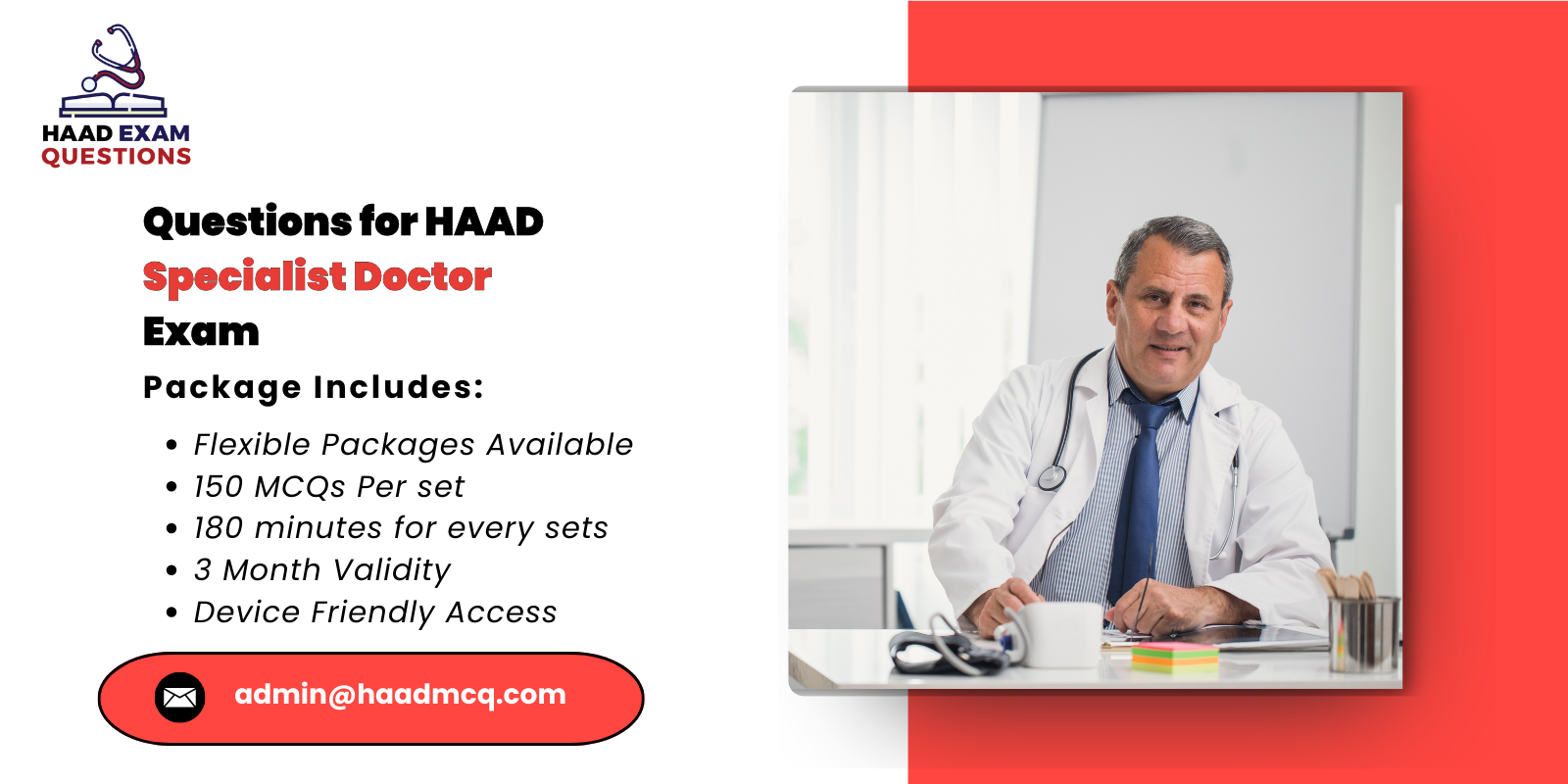 Questions for HAAD Specialist Doctor Exam