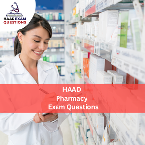 HAAD Pharmacy Exam Question