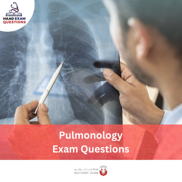 HAAD Pulmonology Exam Question